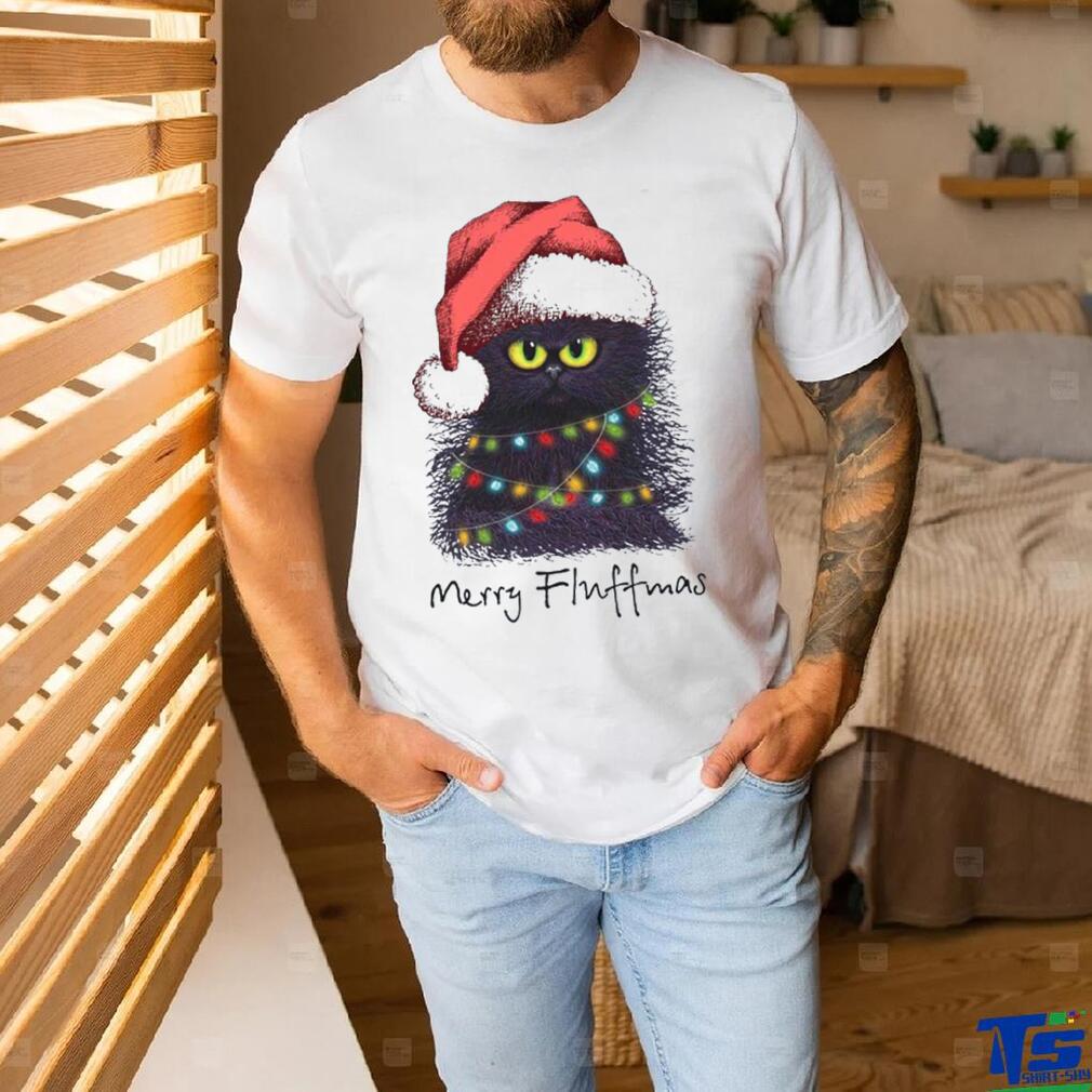 Black Cat’s Merry Fluffmas Shirt Black Cat’s Merry Fluffmas Shirt