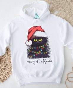 Black Cat’s Merry Fluffmas Shirt, hoodie, sweater, long sleeve and tank top Black Cat’s Merry Fluffmas Shirt