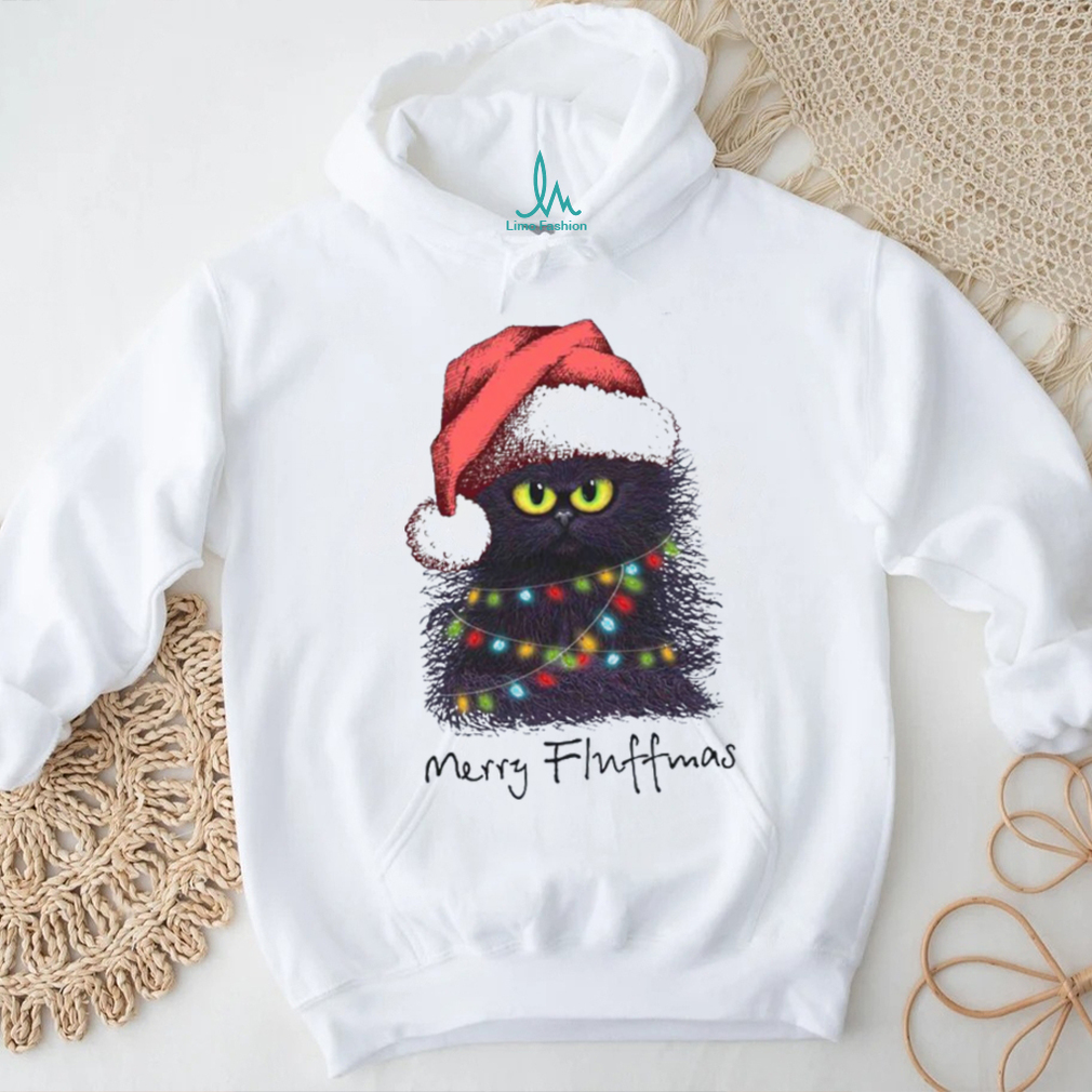 Black Cat’s Merry Fluffmas Shirt Black Cat’s Merry Fluffmas Shirt