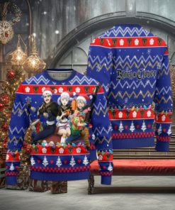 Black Clover Anime Ugly Christmas Sweater Characters Xmas Gift