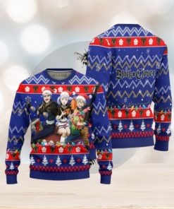 Black Clover Anime Ugly Christmas Sweater Characters Xmas Gift