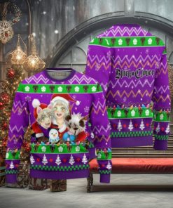 Black Clover Anime Ugly Christmas Sweater Purple Xmas Gift