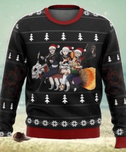 Black Clover Holiday Ugly Christmas Sweater Funny Gift For Men And Women Fans