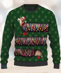 Black Corgi Ugly Christmas Sweater 2023 Trending Hot Pattern For Fans Gift