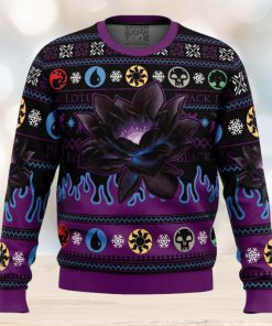 Black Lotus Magic the Gathering Ugly Christmas Sweater