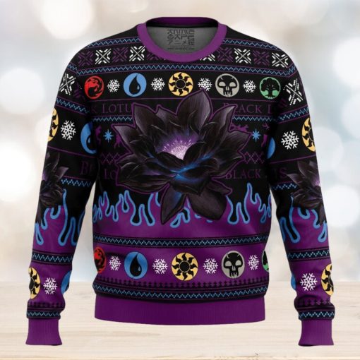 Black Lotus Magic the Gathering Ugly Christmas Sweater