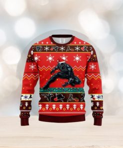 Black Panther Ugly Sweater Christmas Ugly Sweater For Holiday Xmas Family Gift