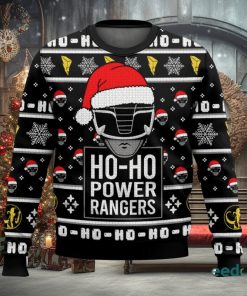 Black Ranger Ho Ho Power Rangers Xmas 3D Sweater Cute Christmas Gift For Men And Women