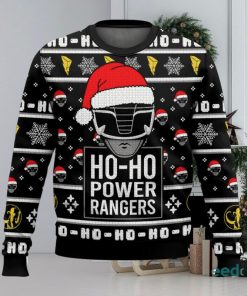 Black Ranger Ho Ho Power Rangers Xmas 3D Sweater Cute Christmas Gift For Men And Women