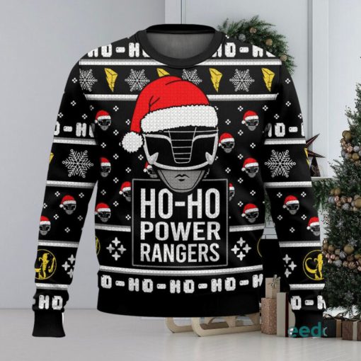 Black Ranger Ho Ho Power Rangers Xmas 3D Sweater Cute Christmas Gift For Men And Women