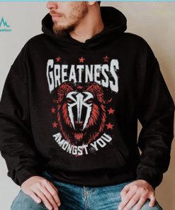 Black Roman Reigns Greatness GOAT Shirt