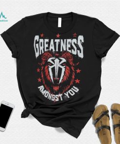 Black Roman Reigns Greatness GOAT Shirt