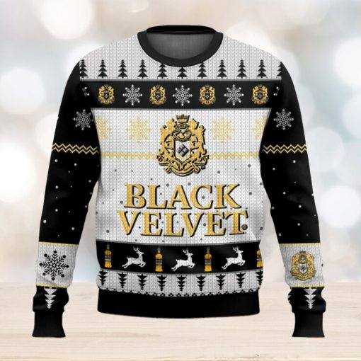 Black Velvet Christmas Ugly Sweater Special Gift For Xmas