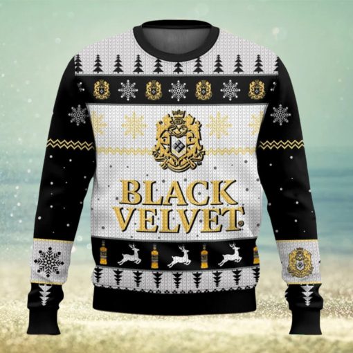 Black Velvet Christmas Ugly Sweater Special Gift For Xmas