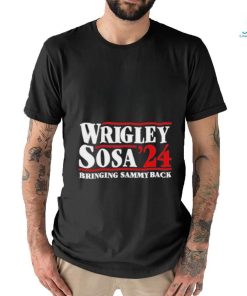 Black Wrigley Sosa 24 Bringing Sammy Back shirt
