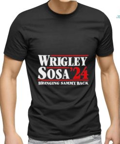 Black Wrigley Sosa 24 Bringing Sammy Back shirt