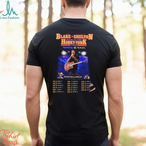 Blake Shelton 2024 Back to the Honky Tonk Tour T Shirt