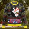 Braaap Moto Purple Version Ugly Christmas Sweater