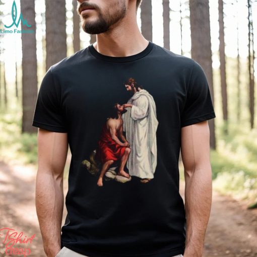 Blind Man In A Temple Sweatshirt shirt