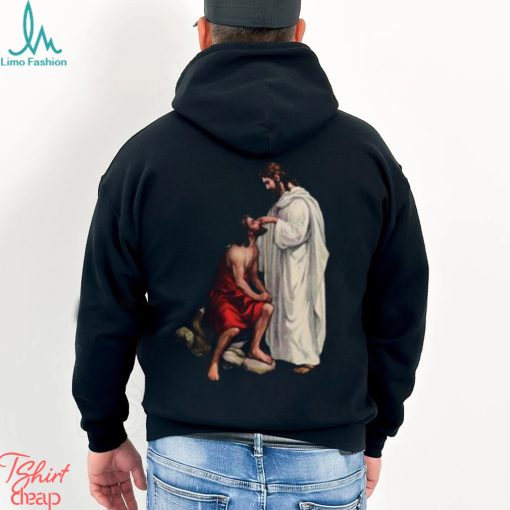 Blind Man In A Temple Sweatshirt shirt