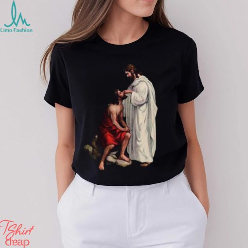 Blind Man In A Temple Sweatshirt shirt