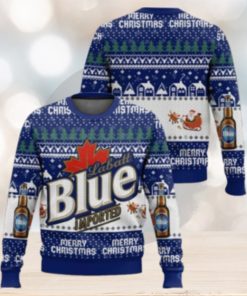 Blue Imported 3D Sweater Christmas Gift Ugly Christmas Sweater