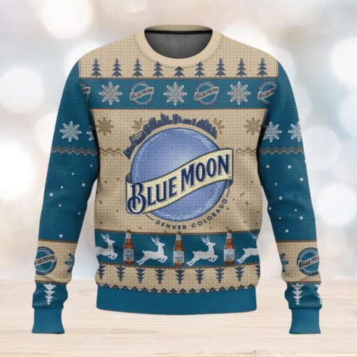 Blue Moon Christmas Ugly Sweater Special Gift For Xmas