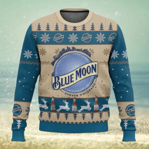 Blue Moon Christmas Ugly Sweater Special Gift For Xmas