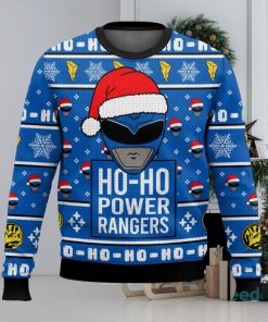 Blue Ranger Ho Ho Power Rangers Xmas 3D Sweater Cute Christmas Gift For Men And Women