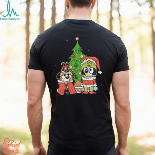 Bluey Dog Christmas Cosplay Cartoon T Shirt