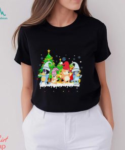 Bluey Family Dancing Merry Christmas shirt