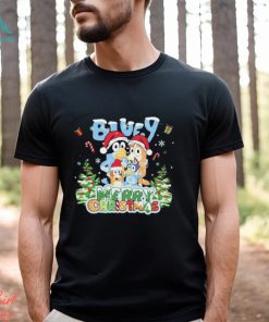 Bluey Family Merry Christmas shirt