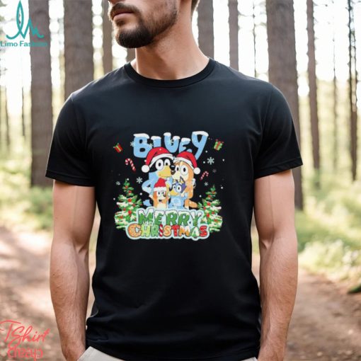 Bluey Family Merry Christmas shirt