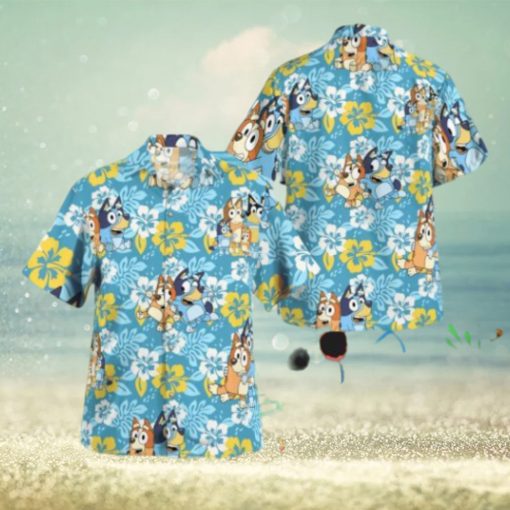 Bluey Tropical Hawaiian Shirt For Men And Women