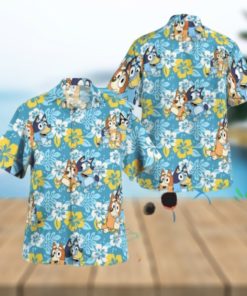 Bluey Tropical Hawaiian Shirt For Men And Women