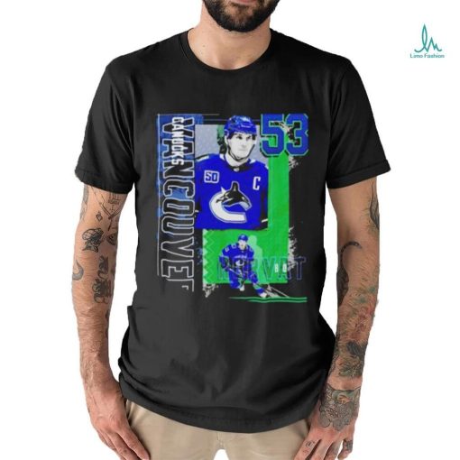Bo Horvat Vancouver Canucks hockey number 53 graphic t shirt