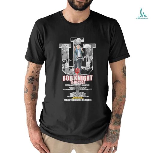 Bob Knight 1940 2023 Indiana Hoosiers Men’s Baseketball Thank You For The Memories T Shirt