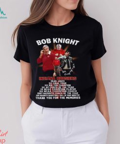 Bob Knight Indiana Hoosiers 1940 – 2023 Thank You For The Memories T Shirt