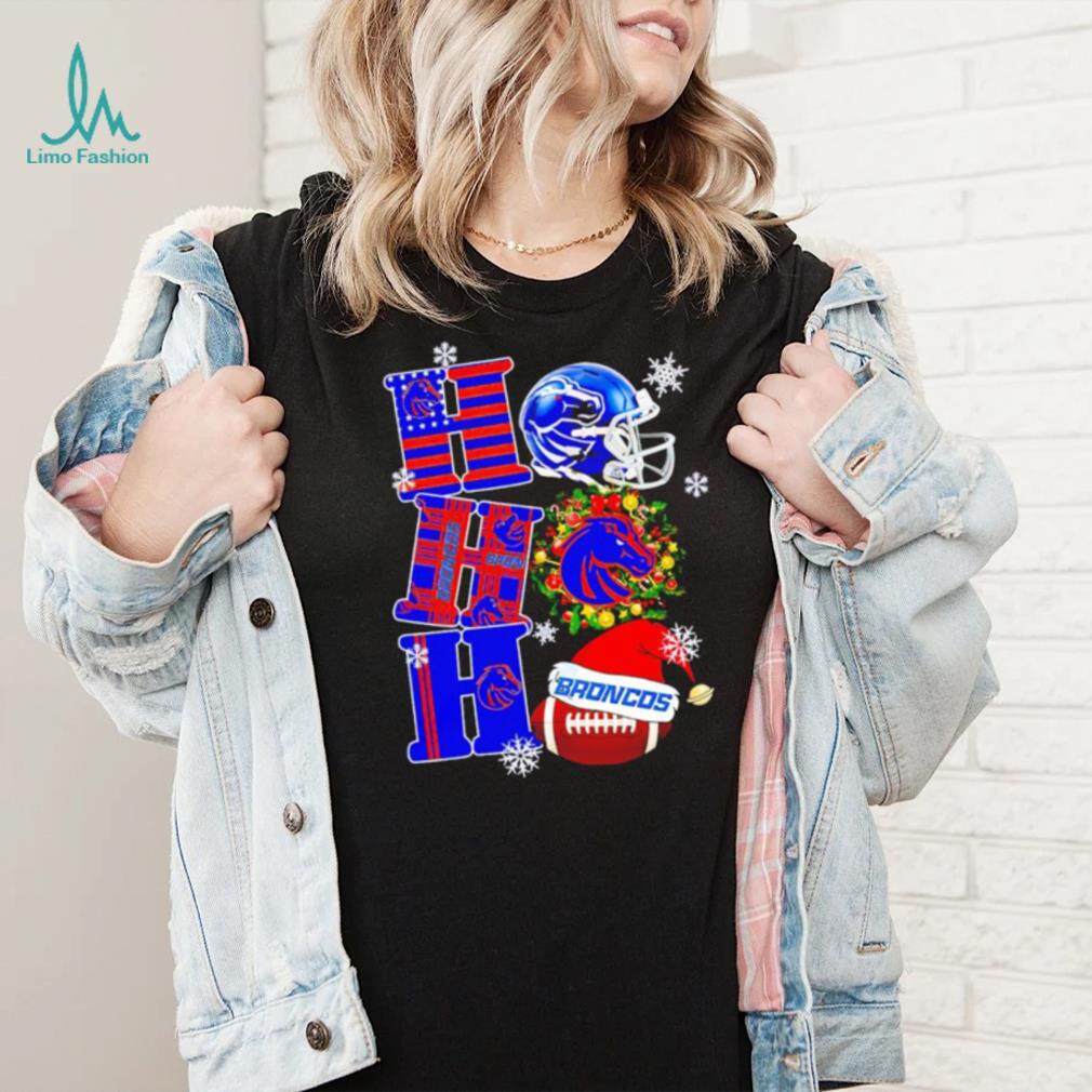 Boise State Broncos NCAA ho ho ho Christmas shirt Boise State Broncos NCAA ho ho ho Christmas shirt