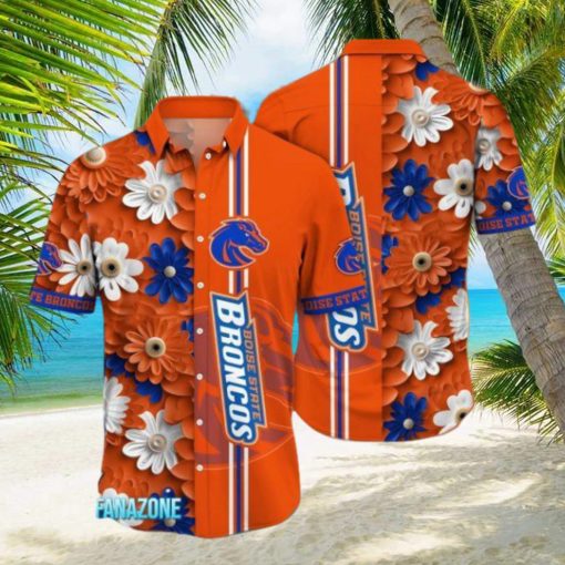 Boise State Broncos NCAA1 Flower Hawaii Shirt For Fans