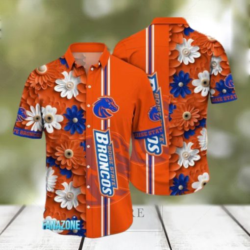 Boise State Broncos NCAA1 Flower Hawaii Shirt For Fans