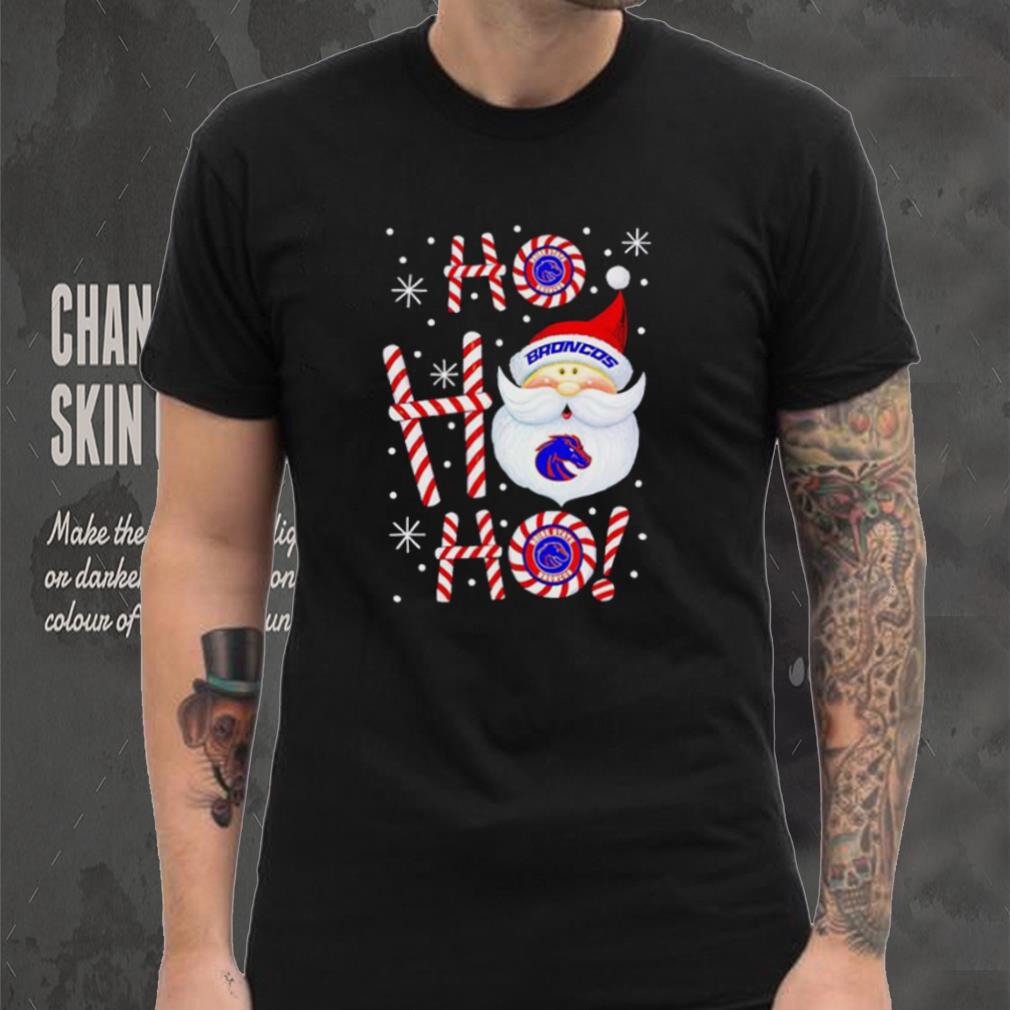 Boise State Broncos Santa Claus ho ho ho shirt Boise State Broncos Santa Claus ho ho ho shirt