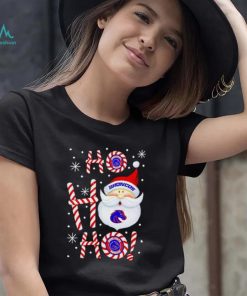 Boise State Broncos Santa Claus ho ho ho shirt