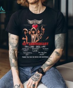 Bon Jovi 40th Anniversary 1983 – 2023 Thank You For The Memories Unisex T Shirt – Limited Edition