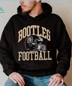 Bootleg football helmet shirt