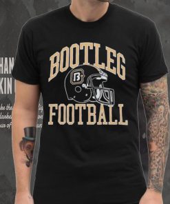 Bootleg football helmet shirt