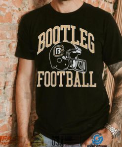 Bootleg football helmet shirt