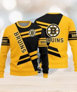 Boston Bruins Basic Pattern New Style Knitted Sweater