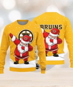 Boston Bruins Dab Santa New Style Knitted Sweater