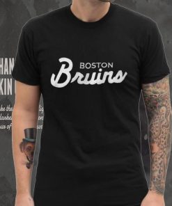 Boston Bruins Starter x NHL Black Ice Black Cross Check Shirt